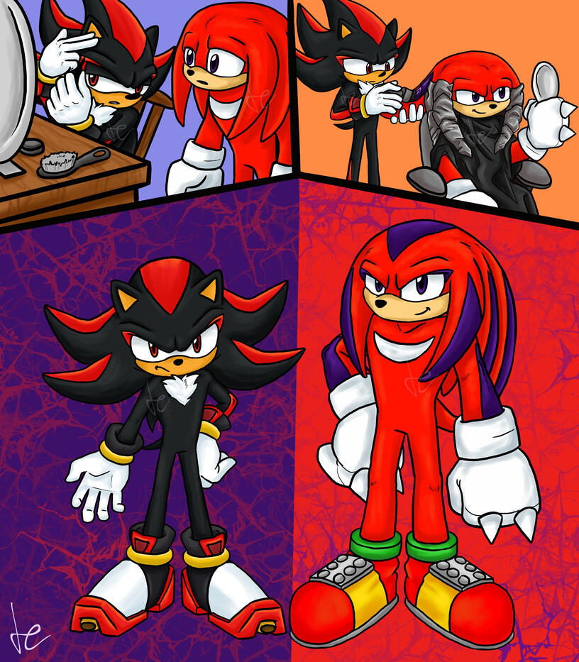 Knuckles's makeover